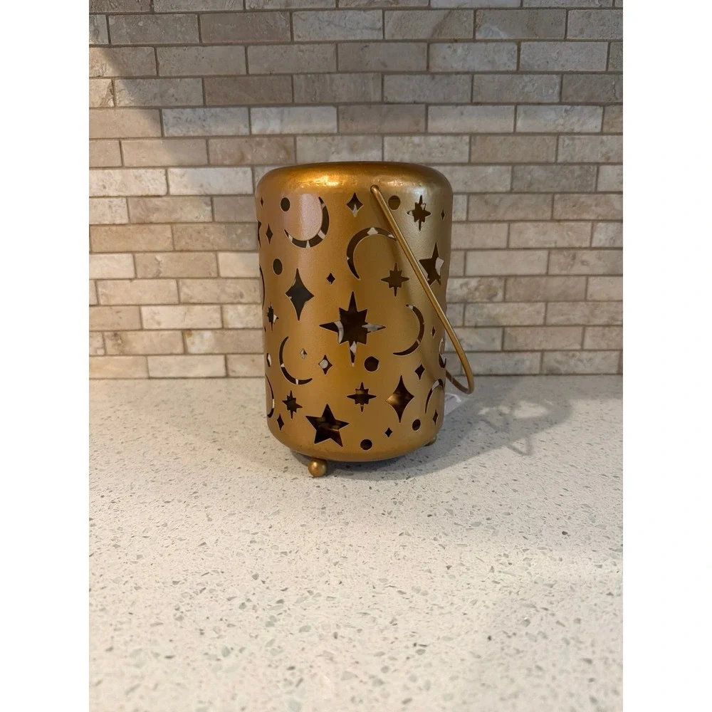 Disney Aladdin Jasmine Lantern‎ Candle Holder Tea Light Gold NWT